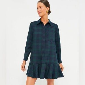 Tuckernuck Callahan Shirtdress - Plaid Long Sleeve Dress